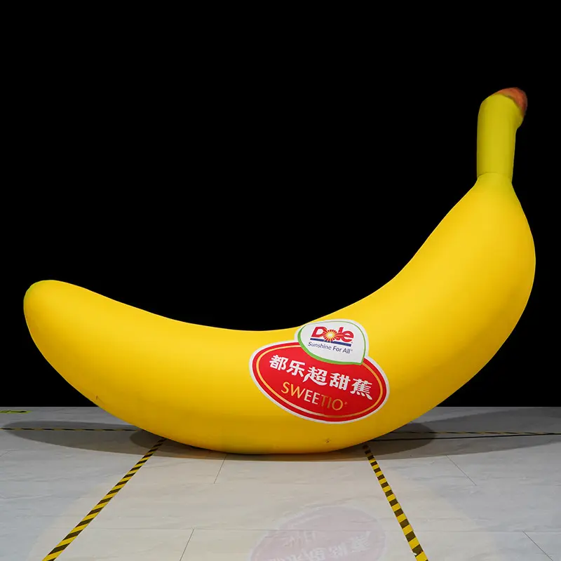 Oxford enorme pubblicità personalizzata Design gonfiabile cartone animato mascotte frutta Banana per decorazioni gonfiabili su misura 3M 1 pz CE/KC