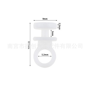 Automotive Curtain <b>Clips</b> Plastic Fasteners For Side Window Shades Universal Car Sunshade Fixing <b>Hooks</b> 50 Pcs - Product Image 2