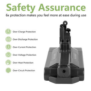 Batería de Repuesto de 3000mAh y 25.2V para <span class=keywords><strong>Dyson</strong></span> V6 <span class=keywords><strong>V7</strong></span> V8 V10 V11, Batería Recargable de Iones de Litio Compatible con Motorhead - Product Image 2