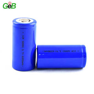 GEB ICR32650 zylindrischen <span class=keywords><strong>3</strong></span>,7 V 6000mAh li-ion wiederaufladbare 32700 32650 lithium-ionen batterie zelle - Product Image 4