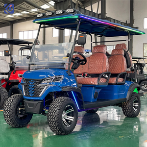 Voiturette de golf CAMP 6 places, moteur AC 7 kW, batterie lithium-ion, buggy de golf tout-terrain surélevé - Product Image 1