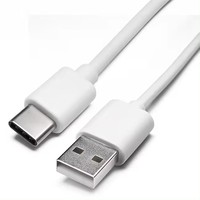 Cable de Datos USB Tipo-C de Carga Rápida, Cable de Goma de PVC para Computadora IOS, Impresora, iPad, iPhone