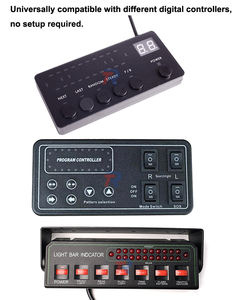 החדש 47 אינץ '198 הוביל גג אוטומטי בר אור אזהרה תואם עם בקרים דיגיטליים שונים - Product Image 4