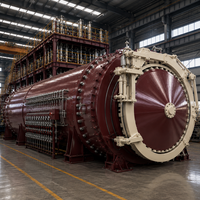 Autoclave Compuesto PED CE para Componentes de Turbinas Eólicas con Control PLC Redundante y Sistema de Apertura Rápida de Puertas
