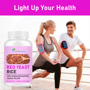 Cápsulas blandas de arroz de levadura roja al por mayor OEM, ricas en antioxidantes, que favorecen la salud del corazón y promueven la salud del hígado, cápsulas blandas de folato - Product Image 5