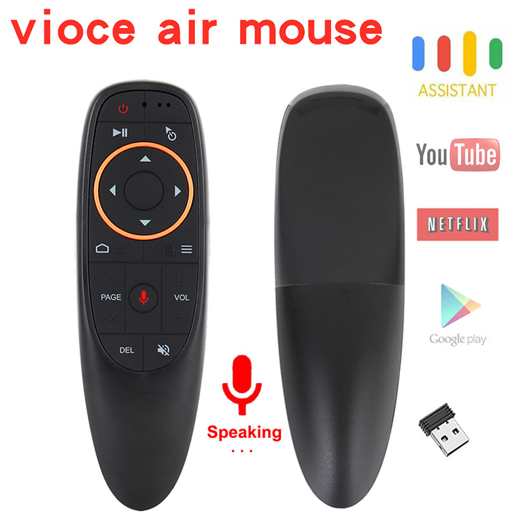 mini 2.4G inalámbrico portátil flexible con una mano air fly mouse control remoto para smart android tv box