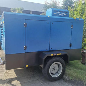 Compresseur d'air portable à vis diesel China Mobile pour forage de trous et exploitation minière - Product Image 6