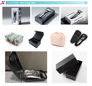 Tondeuse corporelle électrique rechargeable pour homme, étanche, pour poils du corps et du pubis, céramique, 2000 mAh, 8000 tr/min, avec LED, vente chaude - Product Image 3