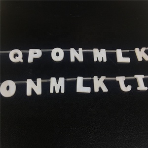 도매 Nacar 편지 어머니 진주 편지 쉘 비즈 알파벳 구슬 DIY 보석 - Product Image 4