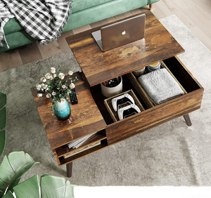 Modern Design Customize Color <strong>Adjustable</strong> <strong>Height</strong> Lift up Top Wood Wooden Sofa Center Tea Coffee <strong>Table</strong> for Living Room Furniture - Product Image 3