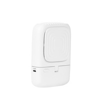 Ventilateur de cou portable USB pliable, rechargeable, léger, à trois vitesses, pour voyage