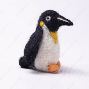 Top Selling Felt Penguin figure for decorations and educational toys kids dolls wool handmade product