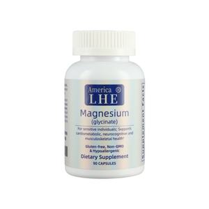 Suplemento de Glicinato de Magnesio para Adultos, Apoyo para el Alivio del Estrés, el Sueño y la Salud del Corazón, Cápsulas de Magnesio - Product Image 1