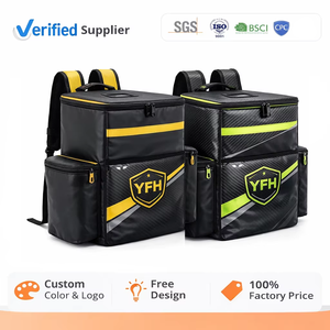 Sac de livraison de nourriture Best Choice, isolé, imperméable, sac de livraison à emporter, design robuste pour les motards et les cyclistes - Product Image 1