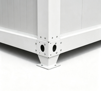 Maison conteneur préfabriquée modulaire portable de 10, 20 et 40 pieds pour bureau et logement