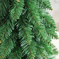Mini-Weihnachtsbaum für den Tisch, Vorgefertigte Dekoration mit Roten Beeren und Tannenzapfen für Zuhause, Büro und Feiertagsdekoration