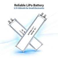 XL 502296 3,7V 900mAh 25C Hochleistungs-Lithium-Polymer-Akku Gewicht 18g RC Drohnen Lipo-Zelle