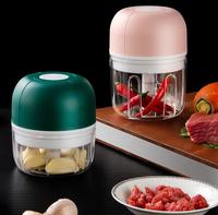 Hachoir à viande multifonction Usb sans fil 100/250ml Hachoir à viande électrique Automatique Portable Sans fil Maison Cuisine Broyeur d'aliments