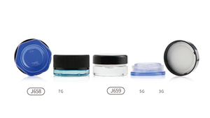 Nueva llegada 3ml 5ml 7ml 9ml botella de vidrio botella de cera CDB de contenedor de aceite de tapa a prueba de niños CRC tarro - Product Image 5