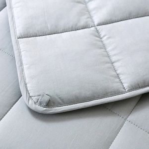 Meilleures ventes : Couverture lestée <span class=keywords><strong>anti</strong></span>-anxiété de 15 lb avec billes de verre, apaisante, rafraîchissante, respirante, lavable, sensorielle - Product Image 4