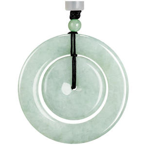 Colgante de Jadeíta Natural con Hebilla de Seguridad, para Hombre y Mujer, Jade al por Mayor, Regalo con Certificado de Tasación PAK02 - Product Image 1