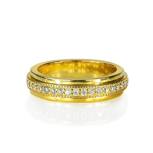 Anello Unisex con Pavé per Coppie, Gioiello Minimalista alla Moda per Uomo e Donna - Product Image 1