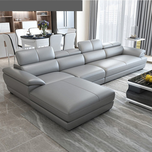 <strong>Divano</strong> Letto Canape <strong>Couch</strong> Upholstered L Shape Modern Leather Sofa Set Sectionals Living Room Sofas - Product Image 4