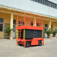 Plateforme élévatrice mobile à ciseaux électrique hydraulique pour travaux intérieurs et extérieurs, fabriquée en Chine