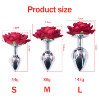 SM adulte amusant Rose fleur petit Plug Anal mamelon pince ensemble augmenter l'intérêt arrière-cour fournitures accessoires formation godemichet Anal jouets sexuels
