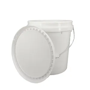 Hot Sale 20L Plastic Bucket With Handle And Lids Food Grade 5 Gallon Bucket