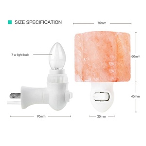 Lampe murale en sel sculpté de haute qualité, écologique, style Feng Shui, taille et poids personnalisables, emballage en boîte, cadeau d'affaires - Product Image 4