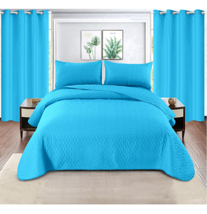 5 Pieces Bedding <strong>Set</strong> with Curtain king Size 5 Pcs <strong>Bedspread</strong> <strong>Set</strong> with <strong>Black</strong> Out Curtains Bed Sheet <strong>Sets</strong> - Product Image 1