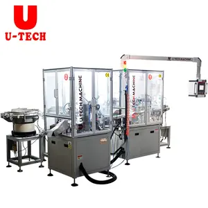 Auto Small table type Eye Drop Oral Liquid filling capping machine 10 ml plastic bottle piston filling capping machine
