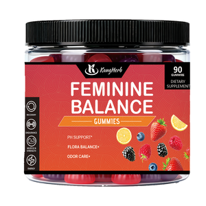 OEM Aangepaste Label Vrouwen Kruidensupplement Vrouwen Probiotica Gummies Cranberry Probiotica Gummies Vrouwelijke Gezondheid pH Balans Gummies - Product Image 1