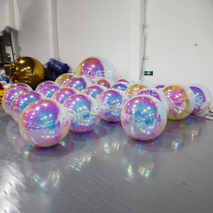 Gran Esfera de Disco Espejo Inflable de PVC para Eventos Balón para Decoración, Publicidad en Escenario y Promoción de Fiestas - Product Image 4