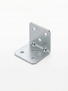 Support d'angle industriel en fer pour cuisine, 37x37x37mm, galvanisé, revêtement poudré, connecteur de meuble pour cadre d'armoire - Product Image 4