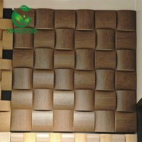 Panneau mural acoustique 3D en mosaïque, carrelage mural géométrique, panneau mural insonorisant pour la décoration de l'arrière-plan de la télévision