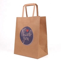 Sacs en papier kraft de haute qualité pour la vente en gros en usine, avec logo personnalisé, pour l'emballage des restaurants