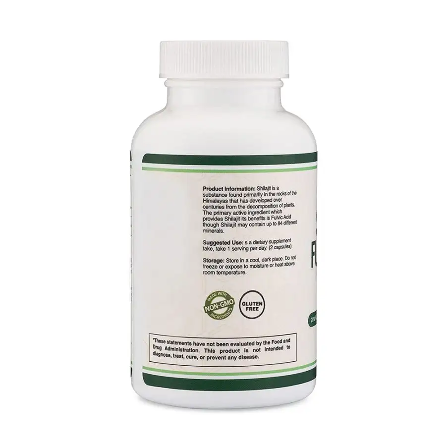 Özel etiket doğal organik özü shilajit reçine tabletler saf shilajit kapsül