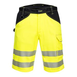 PORTWEST - PW348YBR41 PW3 High visibility yellow/black <b>shorts</b> - EAN 5036108329991 <b>HI</b>-<b>VIS</b> WORKWEAR - Product Image 1