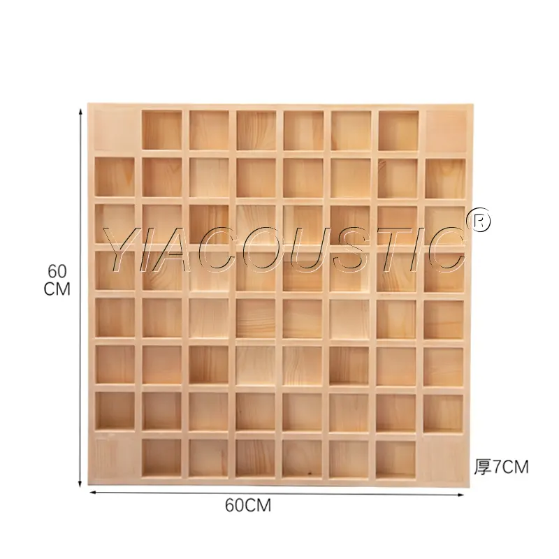 ceiling 3D diffuser panel eco friendly Wall Decoration Absorbs sound Acoustic Diffuser for room/ office/Home theater