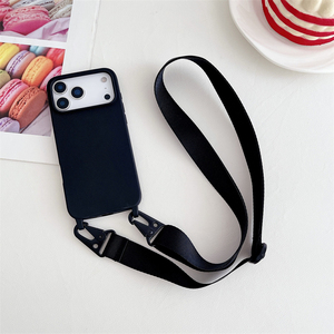 <span class=keywords><strong>Collier</strong></span> en silicone à bandoulière pour <span class=keywords><strong>iPhone</strong></span> 17 17Air 16 15 14 <span class=keywords><strong>13</strong></span> <span class=keywords><strong>Pro</strong></span> <span class=keywords><strong>Max</strong></span> Plus étui en silicone avec bandoulière - Product Image 3