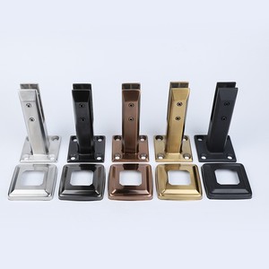 Clip de fixation moderne en acier inoxydable <span class=keywords><strong>pour</strong></span> main courante en verre, résistant à la rouille, <span class=keywords><strong>pour</strong></span> salle de bain, hôtel, balcon, <span class=keywords><strong>piscine</strong></span>, <span class=keywords><strong>escalier</strong></span>, intérieur et extérieur - Product Image 6