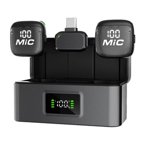 Microphone sans fil omnidirectionnel <span class=keywords><strong>portable</strong></span> M3 Mini en métal, 48 kHz 24 bits, capsule à condensateur numérique MEMS Type-C pour vidéo en extérieur - Product Image 3