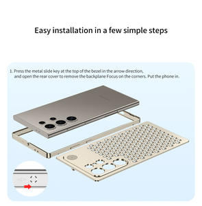 Estuches <span class=keywords><strong>de</strong></span> perfume <span class=keywords><strong>de</strong></span> aluminio <span class=keywords><strong>de</strong></span> lujo Funda <span class=keywords><strong>de</strong></span> teléfono con disipación <span class=keywords><strong>de</strong></span> calor para <span class=keywords><strong>Samsung</strong></span> S24 S25 Ultra S25 Plus Estuches <span class=keywords><strong>de</strong></span> teléfono celular a prueba <span class=keywords><strong>de</strong></span> golpes <span class=keywords><strong>de</strong></span> metal - Product Image 3