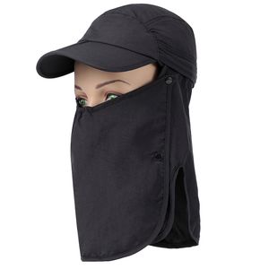 قبعات دلو حماية صيفية سريعة الجفاف مقاومة للماء للنساء من خلال العمل مع حماية للرقبة - Product Image 2