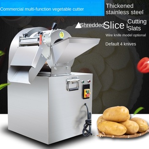 Máquina cortadora de verduras eléctrica Máquina cortadora comercial de perejil y espinaca Máquina cortadora de cebolla verde - Product Image 4