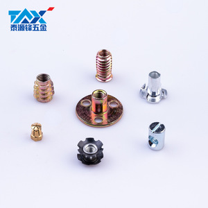 GDTYF Four Prong Nails M6 M8 Zinc Plated Cabinet Furniture Fasteners - Product Image 3