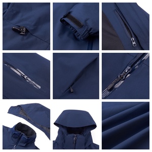 Chaqueta OEM de 3 capas para festivales y conciertos, unisex, con cremallera, impermeable, con pulsera desmontable, forro luminoso y bolsillo extraíble para tickets. - Product Image 2