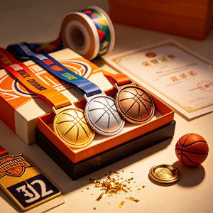 Médailles de basket-ball personnalisées, design sur mesure, récompenses sportives avec rubans, médaille en alliage de zinc professionnelle, vente directe d'usine - Product Image 5